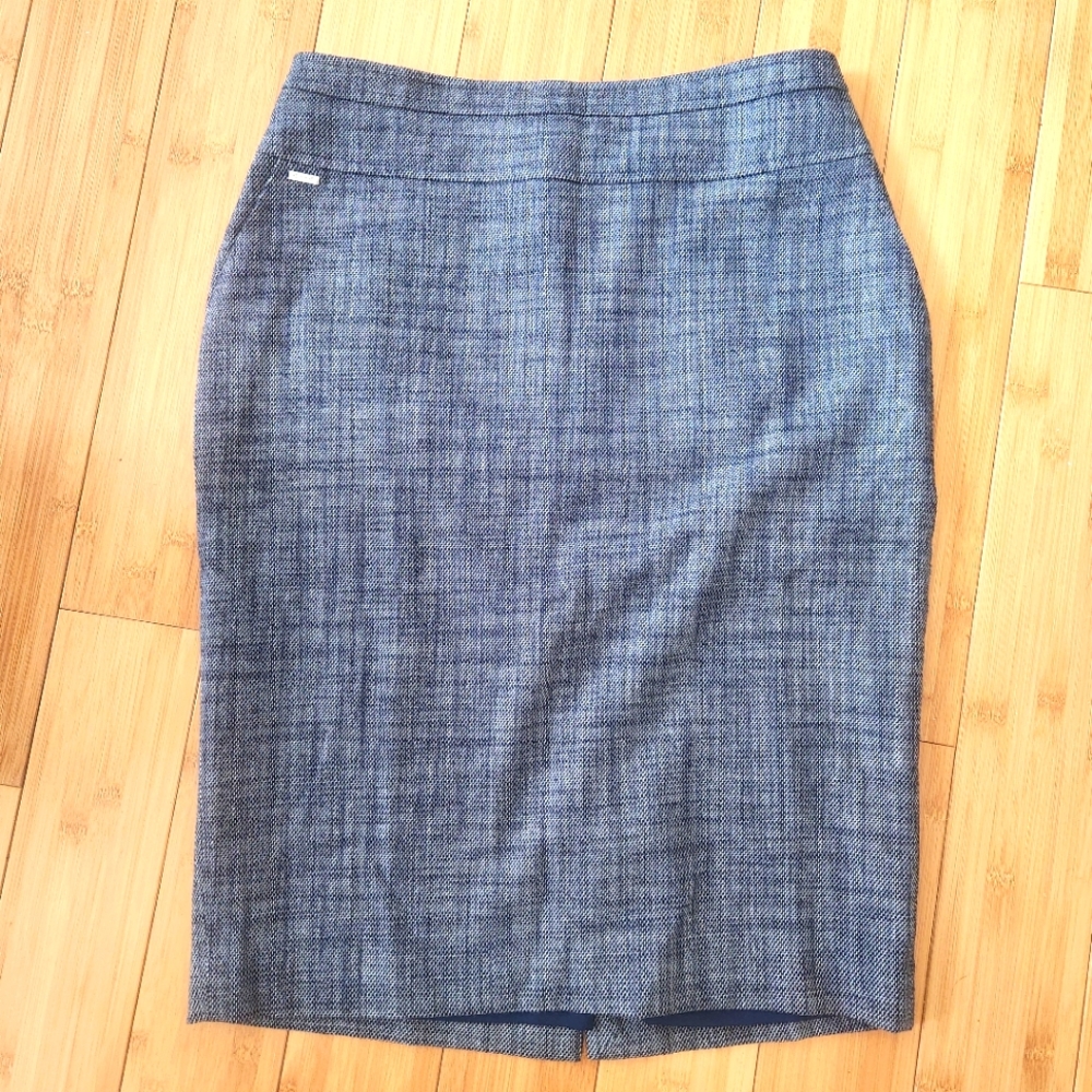 WHITE House BLACK Market Midi Business Skirt